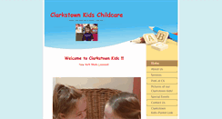 Desktop Screenshot of clarkstownkids.org