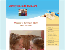 Tablet Screenshot of clarkstownkids.org